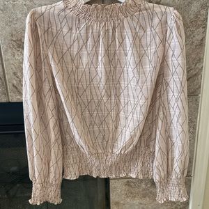Pink turtle neck blouse